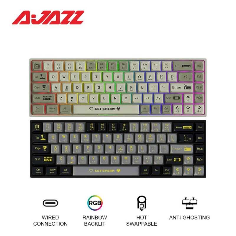 Azz Ak680 Wired Detachable Hot-Swappable PBT Keycaps RGB Backlit ...