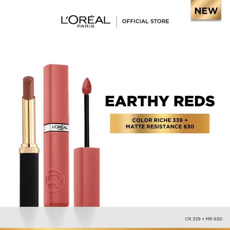 NEW Loreal Paris Earthy Reds - Color Riche + Infallible Matte ...