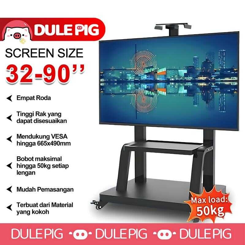 Movable TV Stand Floor-Standing Vertical Bracket All-In-One Rack Mobile ...