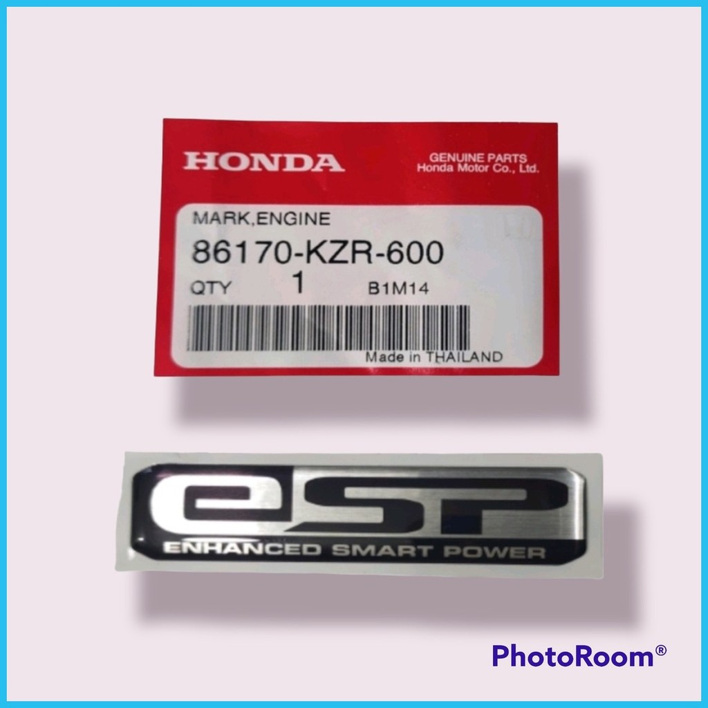 ஐ Honda Mark, Engine Enhanced Smart Power ESP Sticker in your Air ...