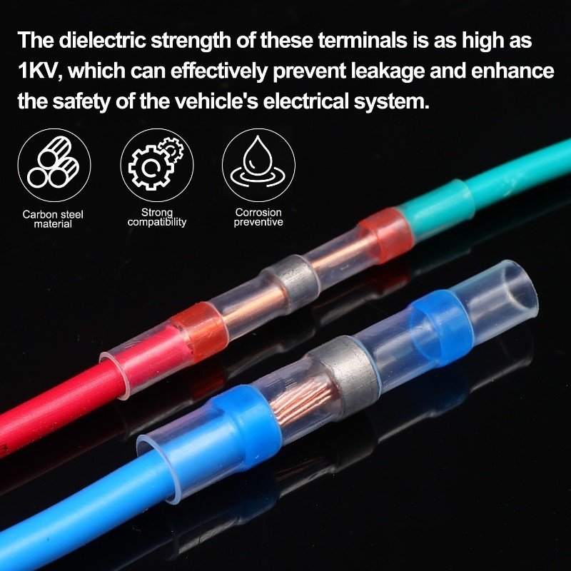10-40Pcs Waterproof Solder Connectors - Sealing Tube - Electrical Butt ...