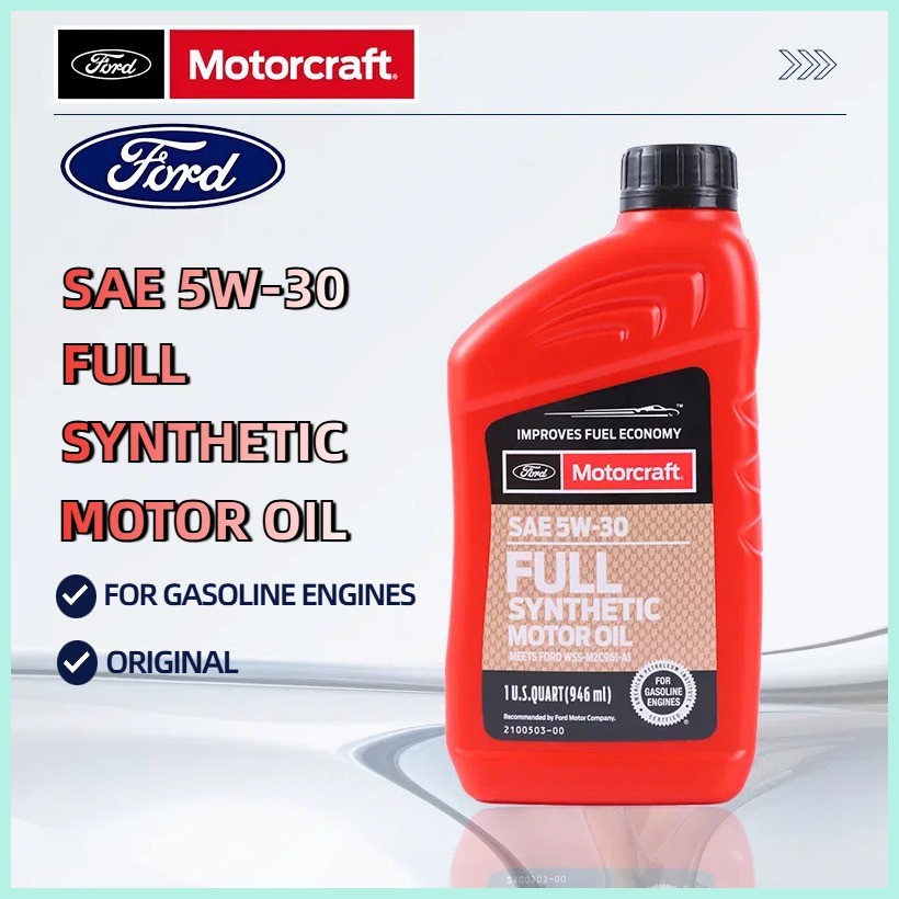 Ford Motorcraft Fully Synthetic 5W-30 Motol Oil 946ml For Ford Lincoln ...