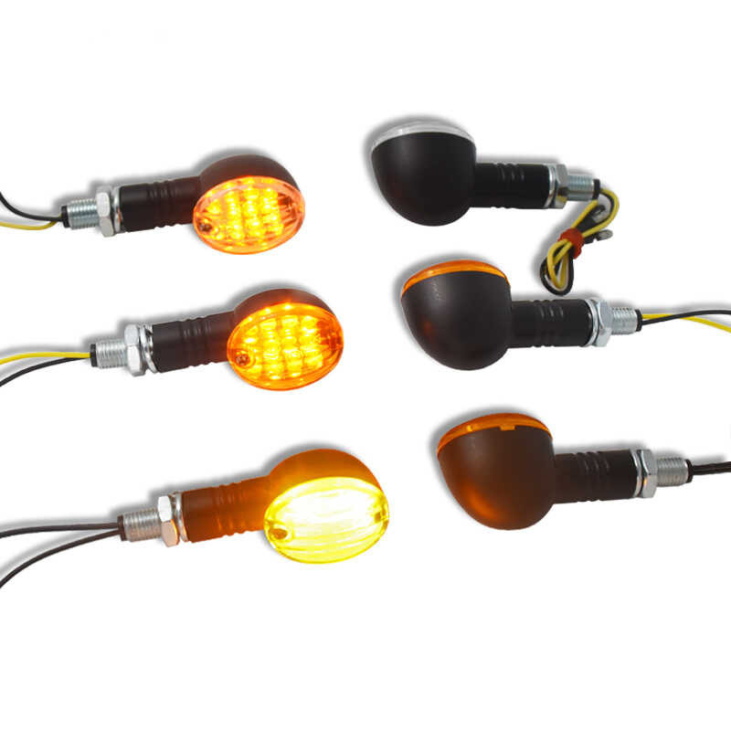 12V CE E-Mark Cafe Racer Scrambler Waterproof Motorcycle Turn Signal ...
