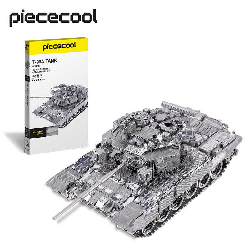 Piececool Puzzles T90A Metal Model DIY 3D Building Kits For Adults