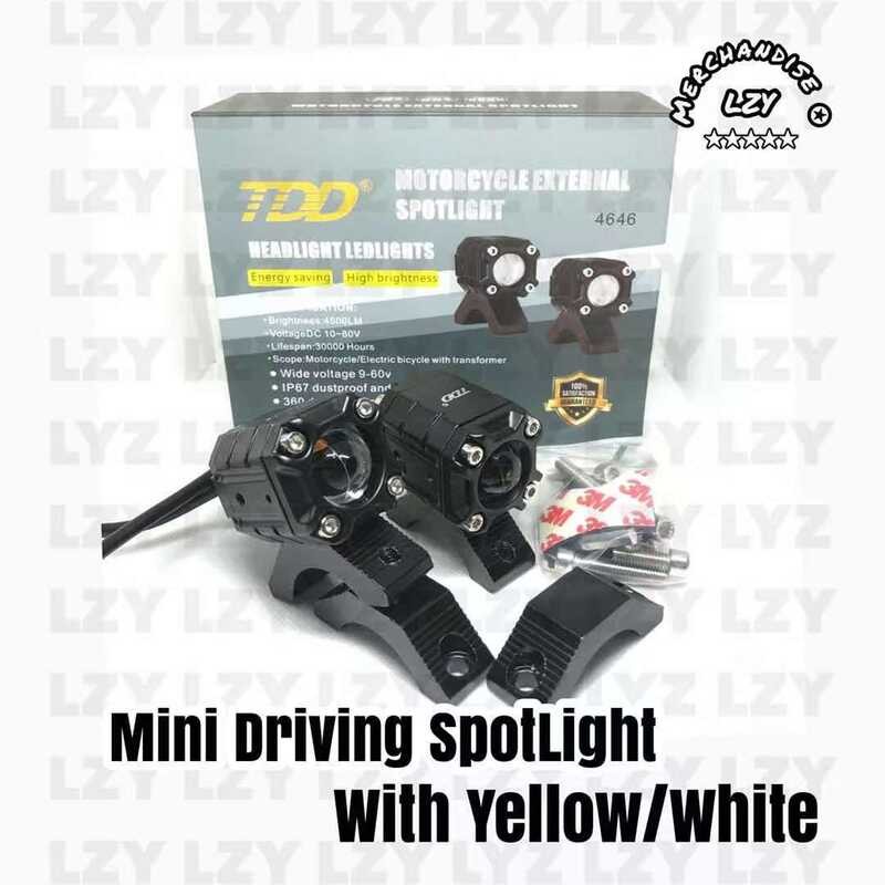 TDD Original 20W Single Lamp V2 Mini Driving Light MDL Dual Color Led ...