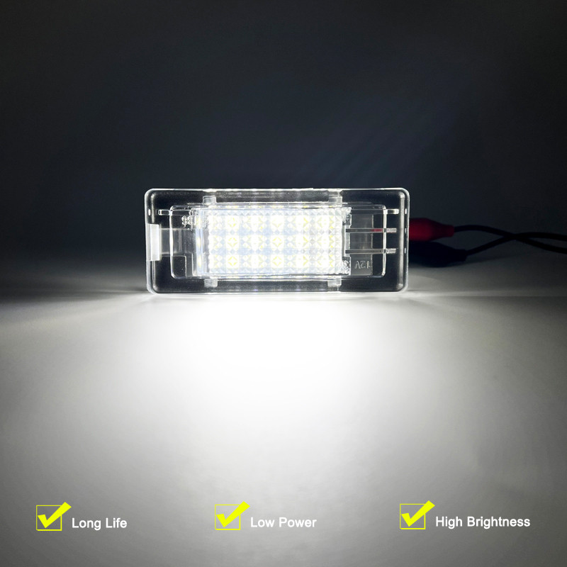 12V LED Number Plate Lamp For Renault Espace IV Scenic Laguna II ...