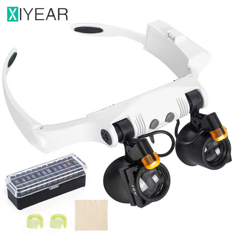 Glass L With Magnifier With LED Light 21 Types Of Magnification Hands ...
