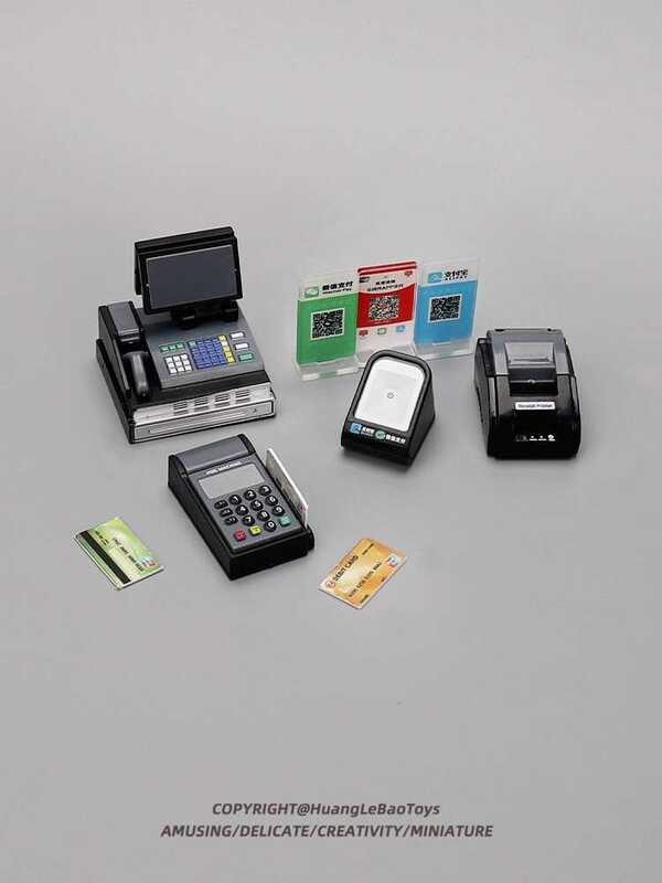 Miniature Cash Register POS Machine Model Simulation Convenience Store ...