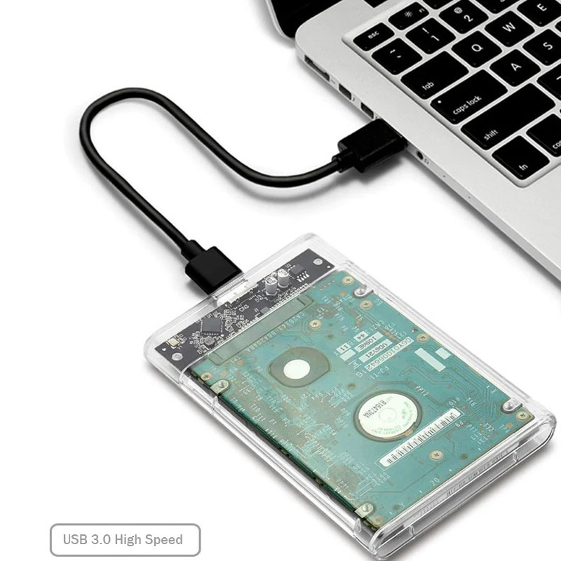Ssd Hard Drive Case USB C Hard Drive Case Transparent Solid State Drive ...