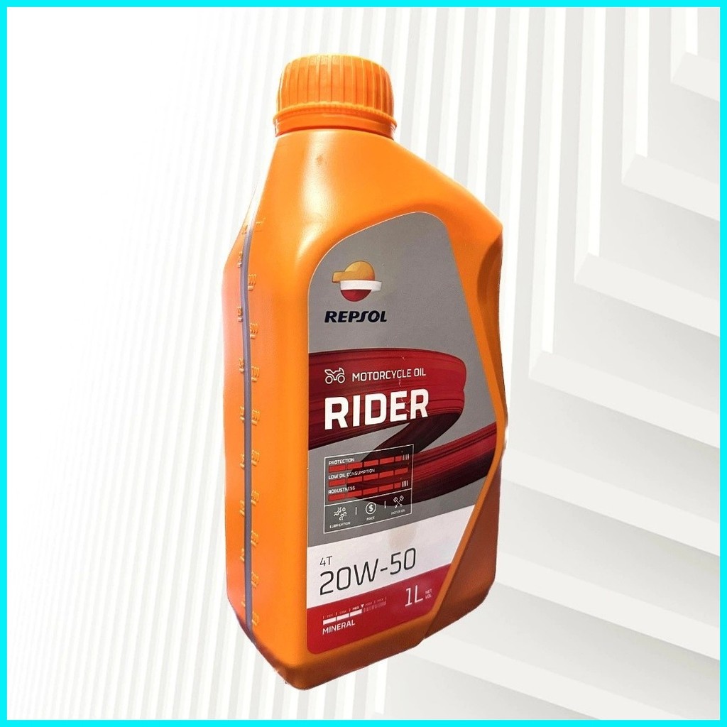 Repsol moto rider oil 20W50 1 liter | Shopee Philippines
