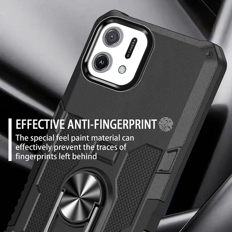 For OPPO A16k A16e Hybrid Shockproof Anti-Drop Case Ring Stand Cover ...