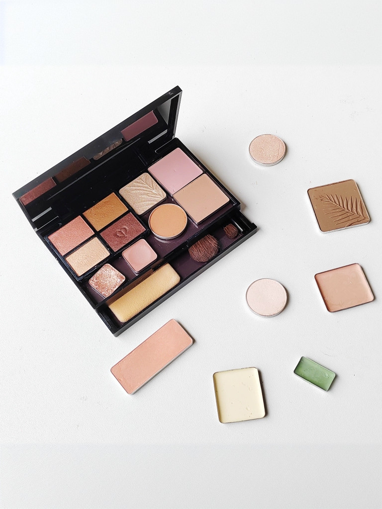 Double-layer Eye Shadow Box, Pull-out Magnetic Empty Tray, Three-layer ...