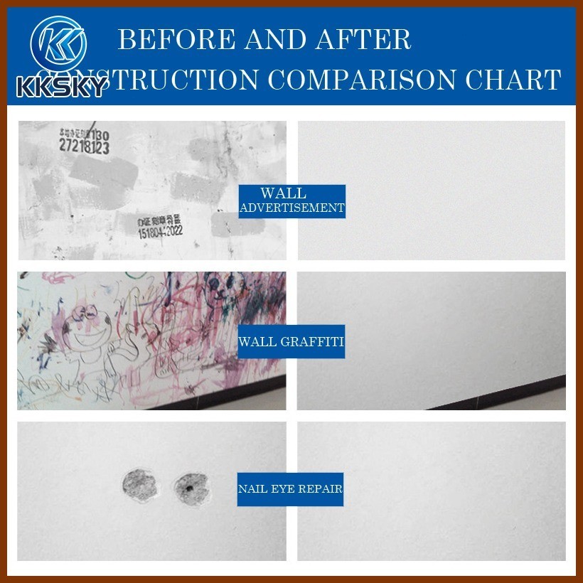 1KG/Bucket Wall Crack Repair Cream White Latex Paint Wall Repair Paste