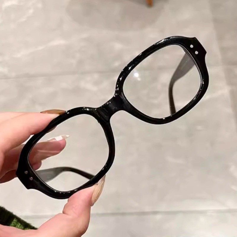 We Flower Cool Black Rectangle Frame Blue Light Blocking Lens ...