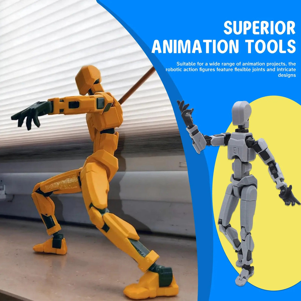 Titan Robot 3D Printed With Full Articulation For Stop Motion Animation ...