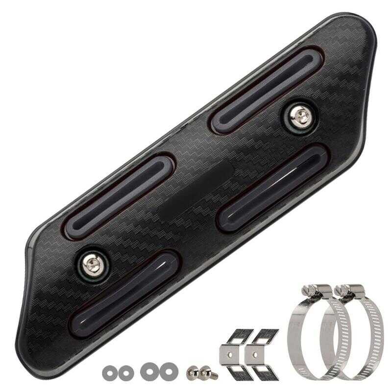 Universal Motorcycle Exhaust Pipe Heat Shield Cover Muffler Protector