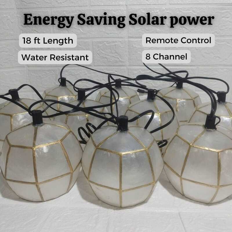 Lantern Lights Ready To Use Solar Power And Plug Type10 Pcs Free Bulbs ...