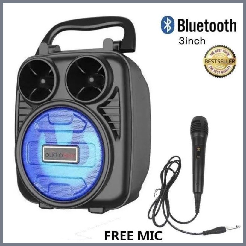 ≈ Mini Karaoke Portable Wireless Speaker Bluetooth With Free Mic Easy ...