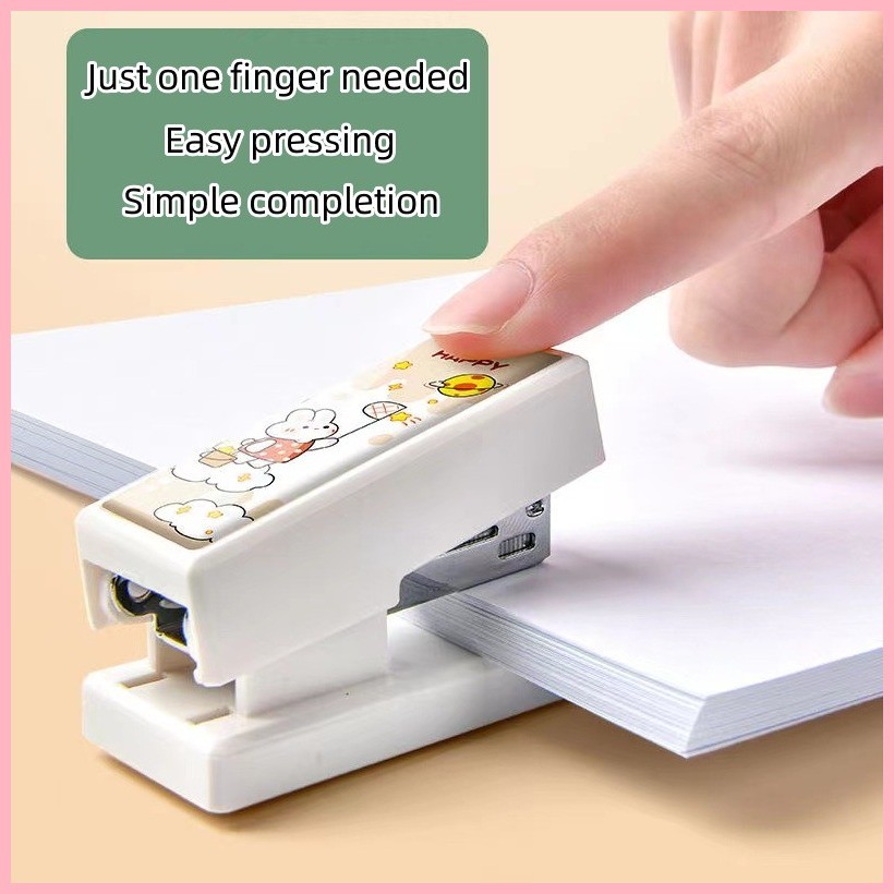 Cute Cartoon Pupil Stapler Stapler Small Set Children's Learning ...