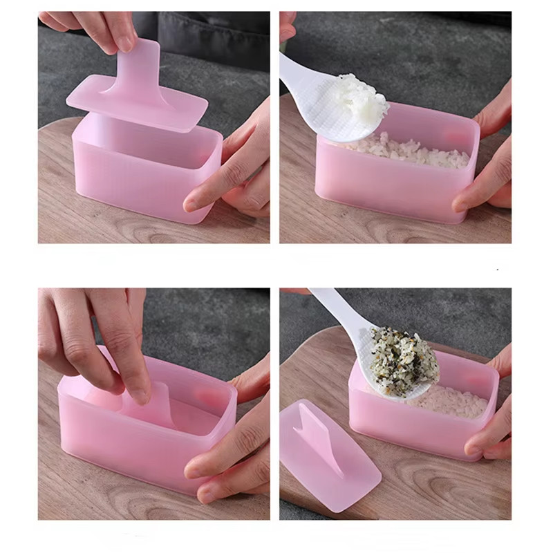 Rice Musubi Molder Maker DIY Rice and Vegetable Roll Mold Rectangular ...