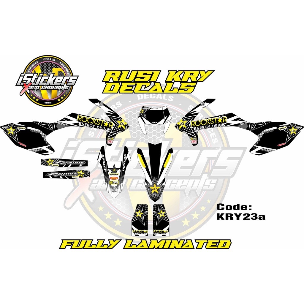 Rusi KRY 150 / 200 Full Decal Set KRY23 | Shopee Philippines