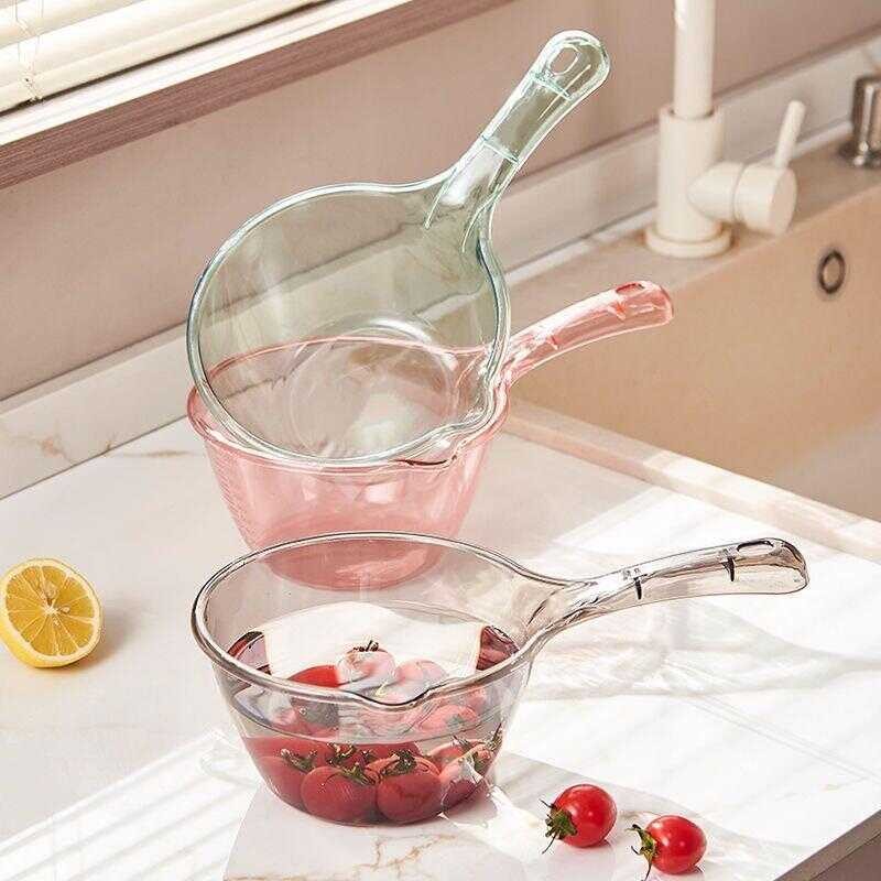 Dipper Clear Tabo Aesthetic Transparent Scooper Bathroom Toilet Jug ...