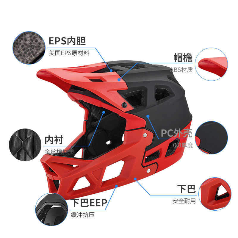 New Mountain BMX Bike Off-Road Helmet Racing Competition Downhill Adult ...