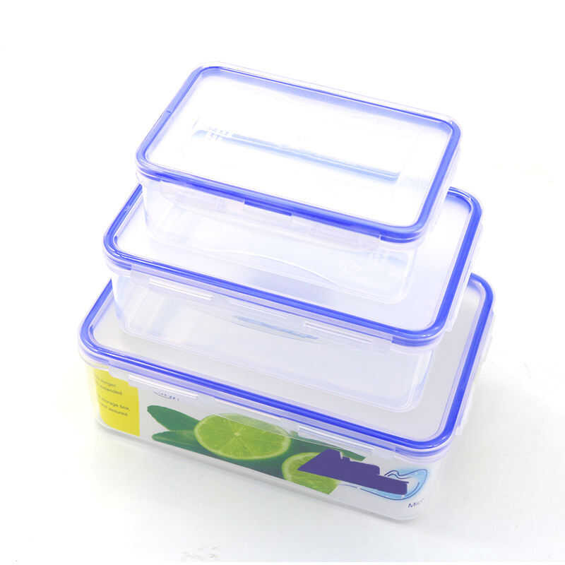 Rectangle 3Pcs Food Container C57 | Shopee Philippines