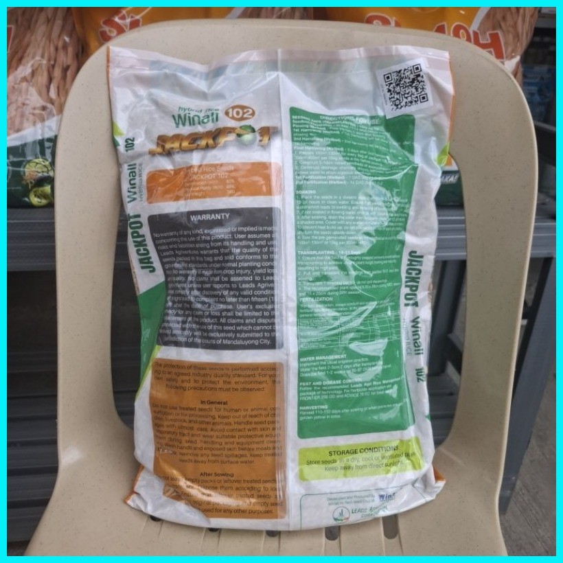 JACKPOT 102 Hybrid Rice Seeds 3kls by Leads Agri | Shopee Philippines