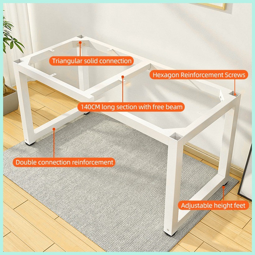 AIODIY Computer Table Study Table For Adult Office Desk Laptop Table ...