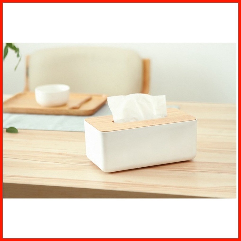 ∵ Simple wooden lid tissue box tissue holder Nordic style nordic ...