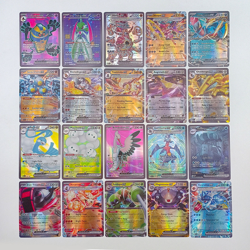 New Pokemon 100pcs EX Cards/box English Shining Energy Battle Toys ...