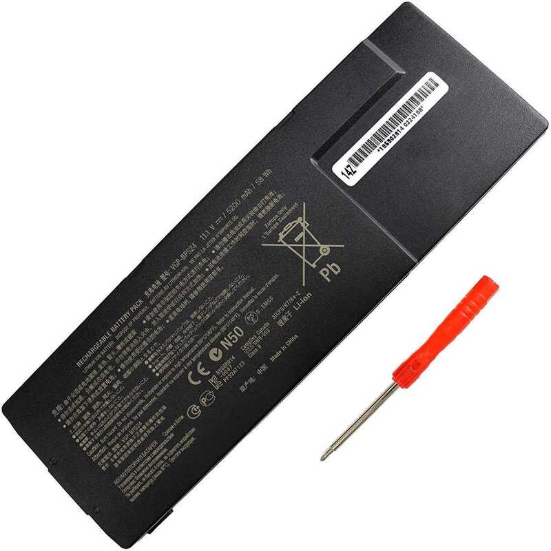 67 VAIO Laptop Notebook 11.1V 58Wh 6 Cells Bat For Sony Vpcsc1afd/S ...