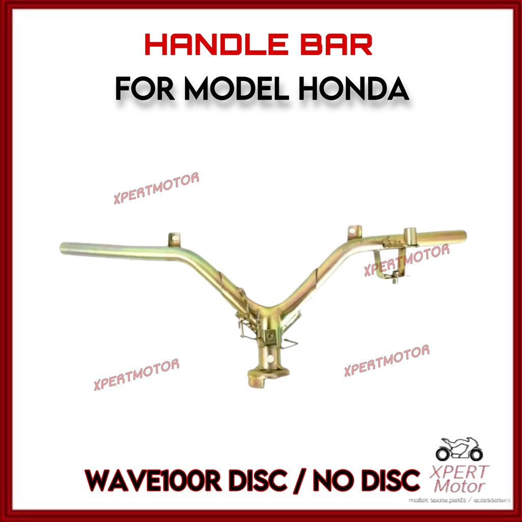 HANDLE BAR HONDA W100R DISC NO DISC HANDLE BAR ASSY HANDLE COMP ...