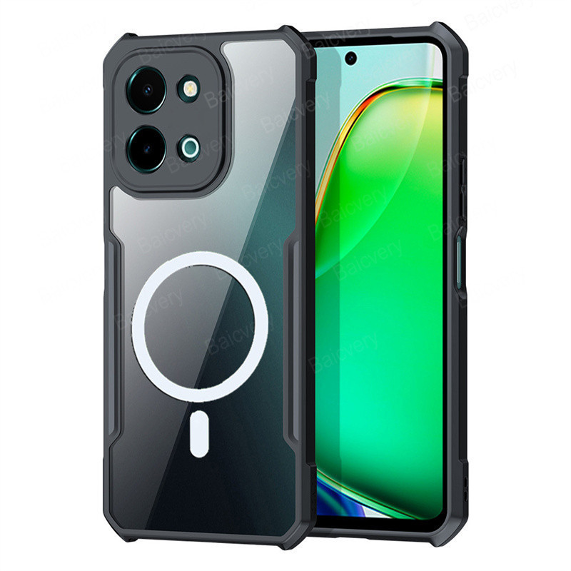 Phone Case VIVO Y28 4G V2352 High Quality Black AntiDrop Acrylic Shell