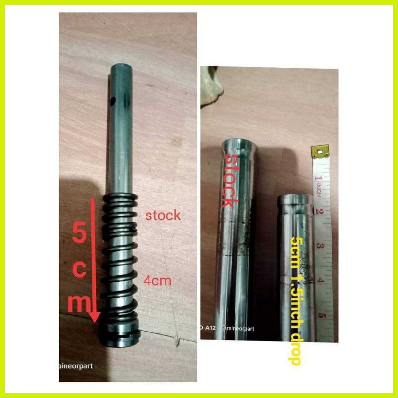 ۞ ☬ Spring ReboundFor Lowered Honda 2pcs Beat Click Xrm Wave Genio ...