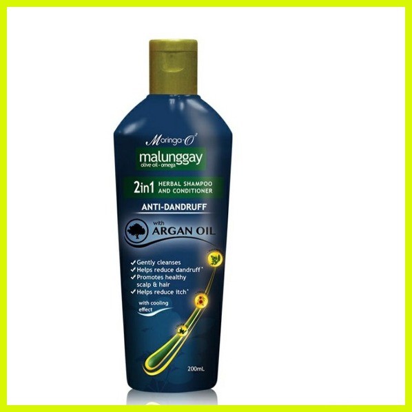 moringa 0 malunggay 2 in 1 herbal shampoo and conditioner (200ml