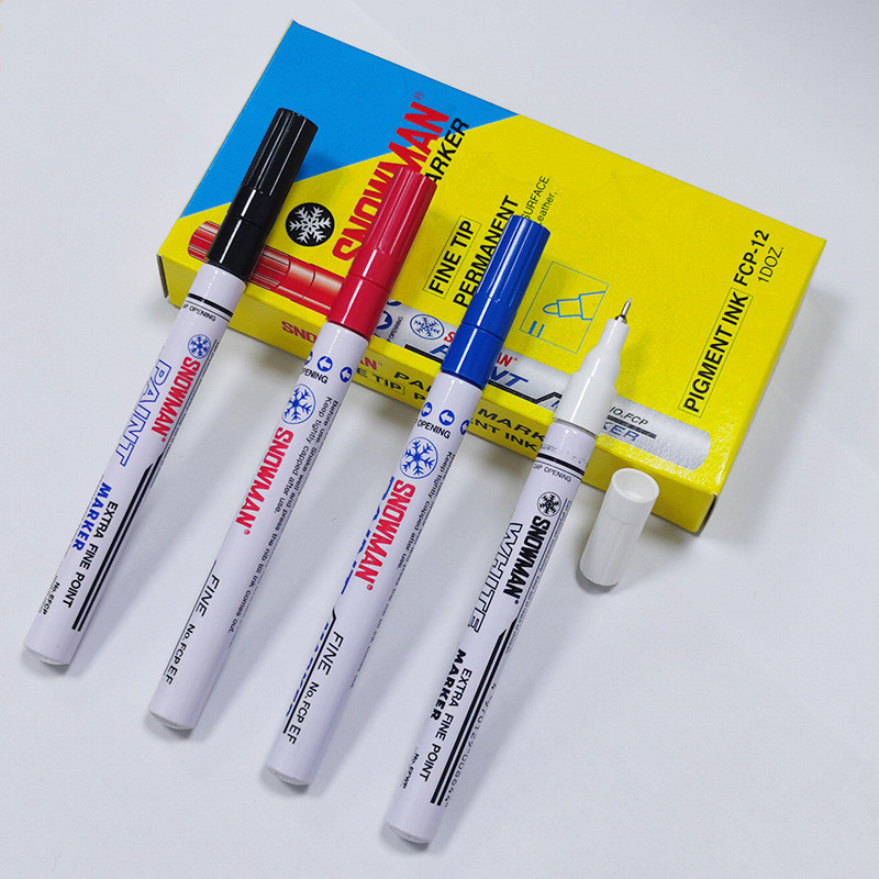 Original Japanese Snowman Paint Pen EFC Alcohol Resistant High