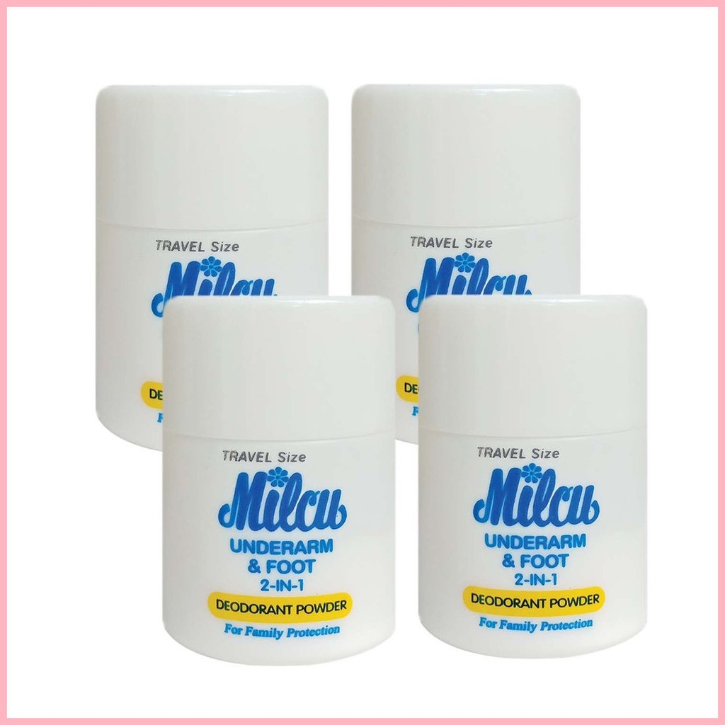 Milcu Deodorant Powder 25 grams (Travel Size) Shopee Philippines