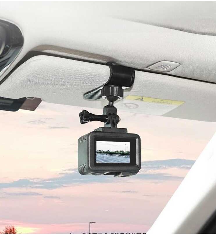 Tt Tt Gopro Car Mount Camera Recording Sun Visor Action Cam Cradle Pov ...