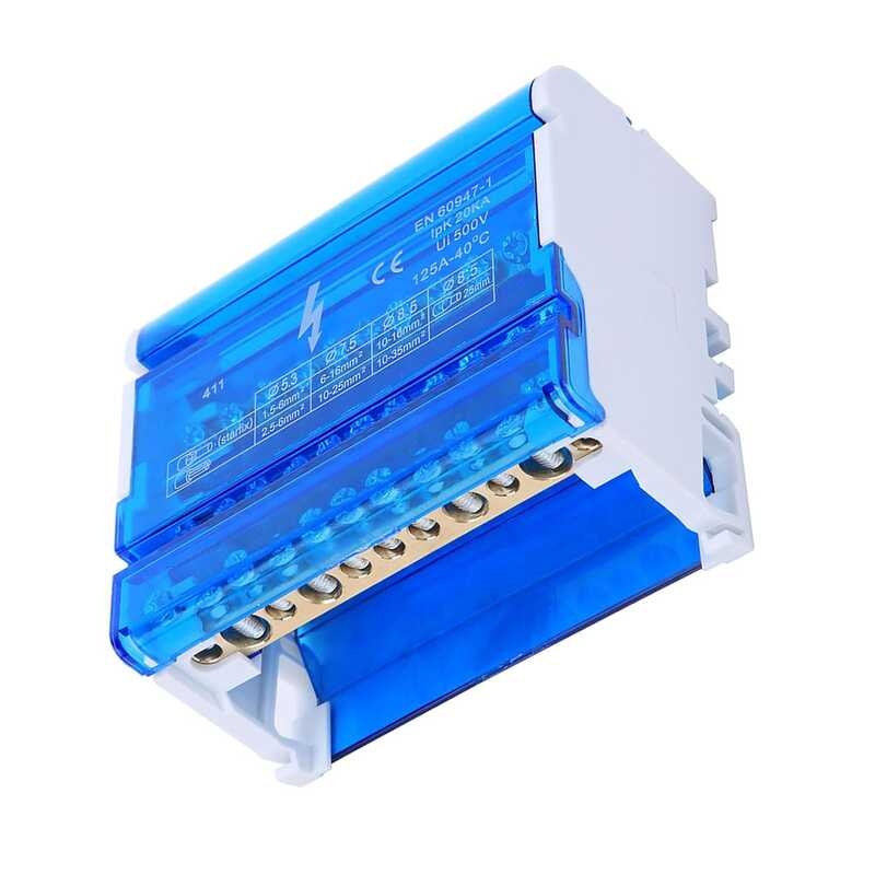 bus Heavy duty pole distribution box junction box DIN rail junction box