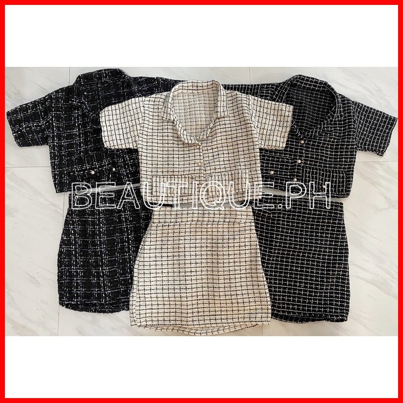 § ZARA TWEED COORDINATES (SKIRT & SHORTS TERNO) Shopee Philippines