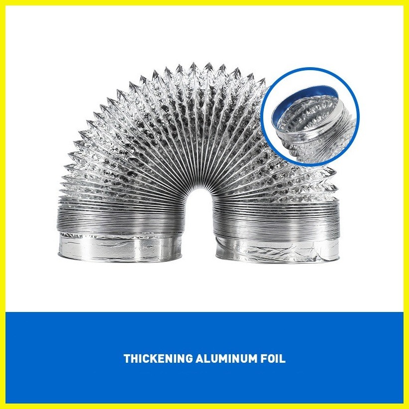 ☸ 16ft retractable aluminum air duct ventilation duct Exhaust hood