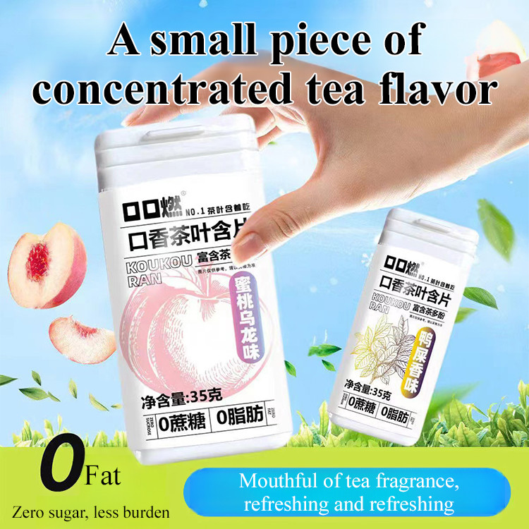 【100 authentic】Fresh Breath Tea Tablets Tea Extract Lozenges Long