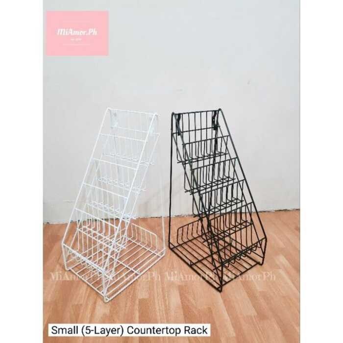 (Small) 5-Layer Countertop Rack Kitche Storage Rack CD Rack Book Shelf ...