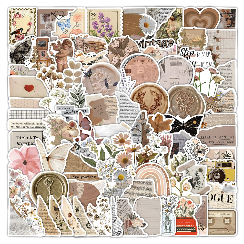 120pcs Incomplete Diary Graffiti Stickers Waterproof Vinyl Decals for ...