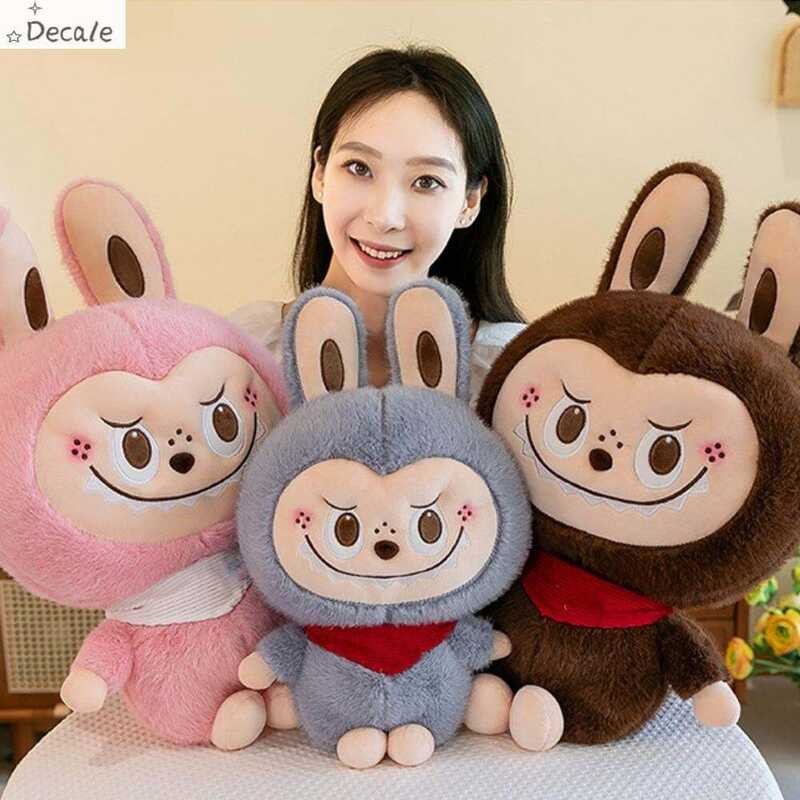 Decale Stuffed Labubu Plush Doll Big Eye Cartoon Bunny Cute | Shopee ...