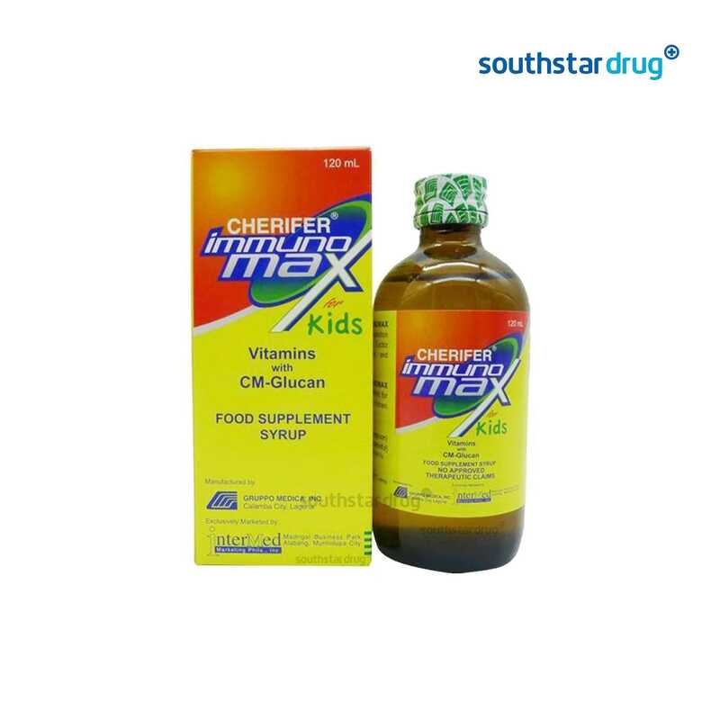 Immunomax Cherifer For Kids 120Ml Syrup | Shopee Philippines