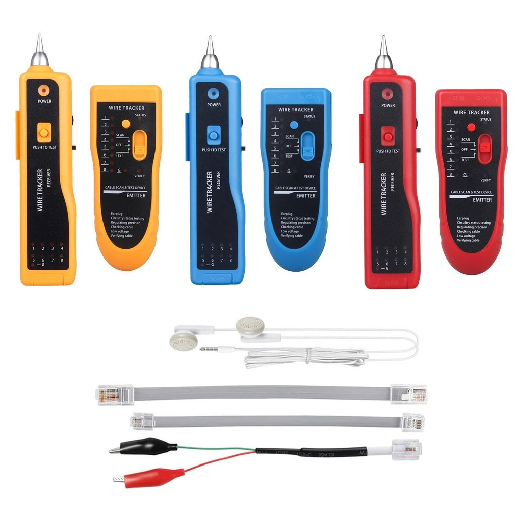 Cat5 Cat6 RJ11 RJ45 Telephone Tracker Tool Wire LAN Ethernet Network ...