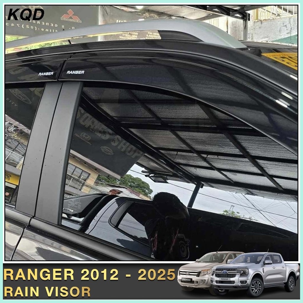 FORD RANGER 2012 - 2025 RAIN VISOR (2022 2023 2024 2025) | Shopee ...